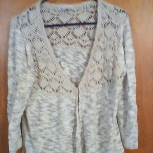 XL beige cardigan